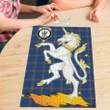 MacLaine of Loch Buie Hunting Ancient Clan Crest Tartan Unicorn Scotland Jigsaw Puzzle