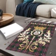 MacFarlane Hunting Modern Clan Name Crest Tartan Thistle Scotland Jigsaw Puzzle