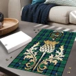 Graham of Menteith Ancient Clan Crest Tartan Thistle Gold Jigsaw Puzzle