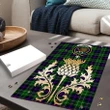 Leslie Hunting Clan Crest Tartan Thistle Gold Jigsaw Puzzle