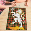 MacLachlan Hunting Modern Clan Crest Tartan Unicorn Scotland Jigsaw Puzzle