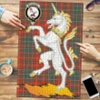 MacDougall Ancient Clan Crest Tartan Unicorn Scotland Jigsaw Puzzle