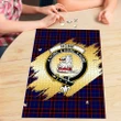 Home Modern Clan Crest Tartan Jigsaw Puzzle Gold
