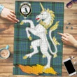 MacInnes Ancient Clan Crest Tartan Unicorn Scotland Jigsaw Puzzle