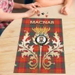 MacNab Ancient Clan Name Crest Tartan Thistle Scotland Jigsaw Puzzle