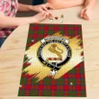 MacKintosh Modern Clan Crest Tartan Jigsaw Puzzle Gold