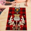 MacLeod of Raasay Clan Crest Tartan Thistle Gold Jigsaw Puzzle