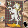 MacGregor Hunting Ancient Clan Crest Tartan Unicorn Scotland Jigsaw Puzzle