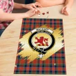 MacDuff Ancient Clan Crest Tartan Jigsaw Puzzle Gold