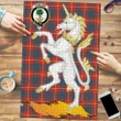 Hamilton Ancient Clan Crest Tartan Unicorn Scotland Jigsaw Puzzle