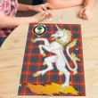 Hamilton Ancient Clan Crest Tartan Unicorn Scotland Jigsaw Puzzle