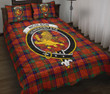 Nicolson Ancient Tartan Quilt Bed Set Clan Badge
