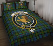 Newlands of Lauriston Tartan Quilt Bed Set Clan Badge