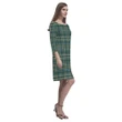 Tartan dresses - Scott Green Ancient Tartan Dress - Round Neck Dress TH8