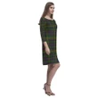 Hall Tartan Dress - Rhea Loose Round Neck Dress TH8