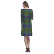 Tartan dresses - Stewart Of Appin Hunting Modern Tartan Dress - Round Neck Dress TH8