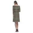 Tartan dresses - Scott Green Weathered Tartan Dress - Round Neck Dress TH8