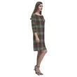 Scott Brown Ancient Tartan Dress - Rhea Loose Round Neck Dress TH8