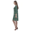 Scott Green Ancient Tartan Dress - Rhea Loose Round Neck Dress TH8