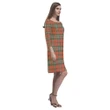 Tartan dresses - Scott Ancient Tartan Dress - Round Neck Dress TH8