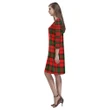 Kerr Modern Tartan Dress - Rhea Loose Round Neck Dress TH8