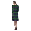 Tartan dresses - Sutherland Modern Tartan Dress - Round Neck Dress TH8
