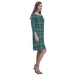 Tartan dresses - Sinclair Hunting Ancient Tartan Dress - Round Neck Dress TH8