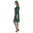 Tait Modern Tartan Dress - Rhea Loose Round Neck Dress TH8
