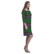 Mcgeachie Tartan Dress - Rhea Loose Round Neck Dress TH8