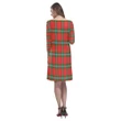 Maclaine Of Loch Buie Tartan Dress - Rhea Loose Round Neck Dress TH8
