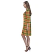 Tartan dresses - Baxter Tartan Dress - Round Neck Dress Clan Badge TH8