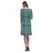 Macinnes Ancient Tartan Dress - Rhea Loose Round Neck Dress TH8
