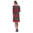 Macphail Clan Tartan Dress - Rhea Loose Round Neck Dress TH8