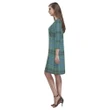 Macinnes Ancient Tartan Dress - Rhea Loose Round Neck Dress TH8