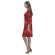 Macian Tartan Dress - Rhea Loose Round Neck Dress TH8