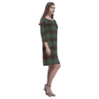 Tartan dresses - Buchan Ancient Tartan Dress - Round Neck Dress Clan Badge TH8