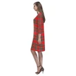 Macbean Modern Tartan Dress - Rhea Loose Round Neck Dress TH8