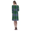 Wishart Hunting Tartan Dress - Rhea Loose Round Neck Dress TH8