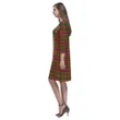 Tartan dresses - Skene Modern Tartan Dress - Round Neck Dress Clan Badge TH8