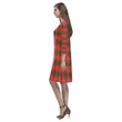 Macphee Modern Tartan Dress - Rhea Loose Round Neck Dress TH8