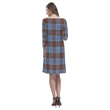 Tartan dresses - Anderson Modern Tartan Dress - Round Neck Dress TH8