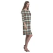Tartan dresses - Stewart Dress Ancient Tartan Dress - Round Neck Dress TH8