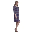 Tartan dresses - Rcaf Tartan Dress - Round Neck Dress TH8
