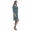 Tartan dresses - Macphail Hunting Ancient Tartan Dress - Round Neck Dress TH8