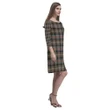Tartan dresses - Sutherland Weathered Tartan Dress - Round Neck Dress TH8