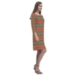 Scott Ancient Tartan Dress - Rhea Loose Round Neck Dress TH8