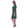 Tartan dresses - Young Modern Tartan Dress - Round Neck Dress TH8