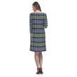 Tartan dresses - Macdonald Ancient Tartan Dress - Round Neck Dress TH8