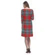 Macleay Tartan Dress - Rhea Loose Round Neck Dress TH8
