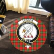 Lennox Modern Clan Crest Tartan Round Rug
